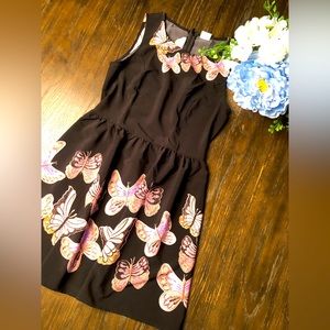 Black Mini Silk Dress